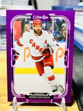 2025-26 O-Pee-Chee Jordan Martinook Purple Border SP /49 #386 OPC