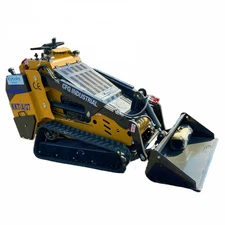 CFG 1.3Ton Mini Skid Steer 27 HP Diesel Kubota D1105 Engine Track Loader Crawler