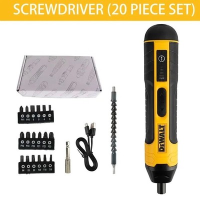 HT422 3.6V Cordless Electric Screwdriver, 5 Nm Torque, 1/4 Inch Hex Chuck