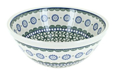 Blue Rose Polish Pottery Maia Small Serving Bowl