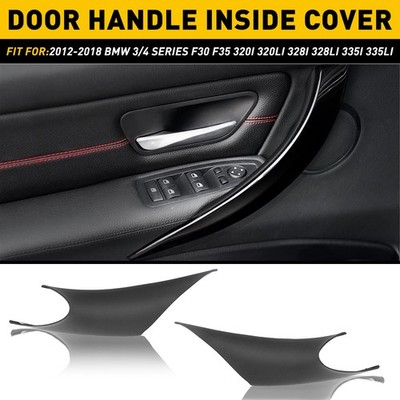 2x Inner Door Handle Inside Cover Protect Case For BMW 3/4 Series F30 F35 F34