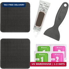 Trampoline Patch Repair Kit 4"X 4" Square On Patches  Repair Trampoline Mat Tea