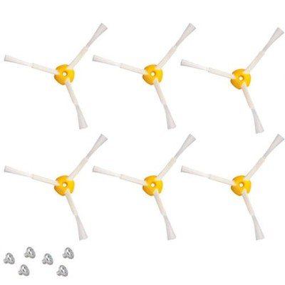 6Pcs for iRobot Roomba 500 600 700 Series 560 630 650 760 770 3-Armed Side Brush