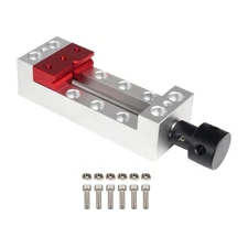 Mini Flat Clamp Aluminum Bench Vise Drill Press Vice Table Fixing Tool Carving