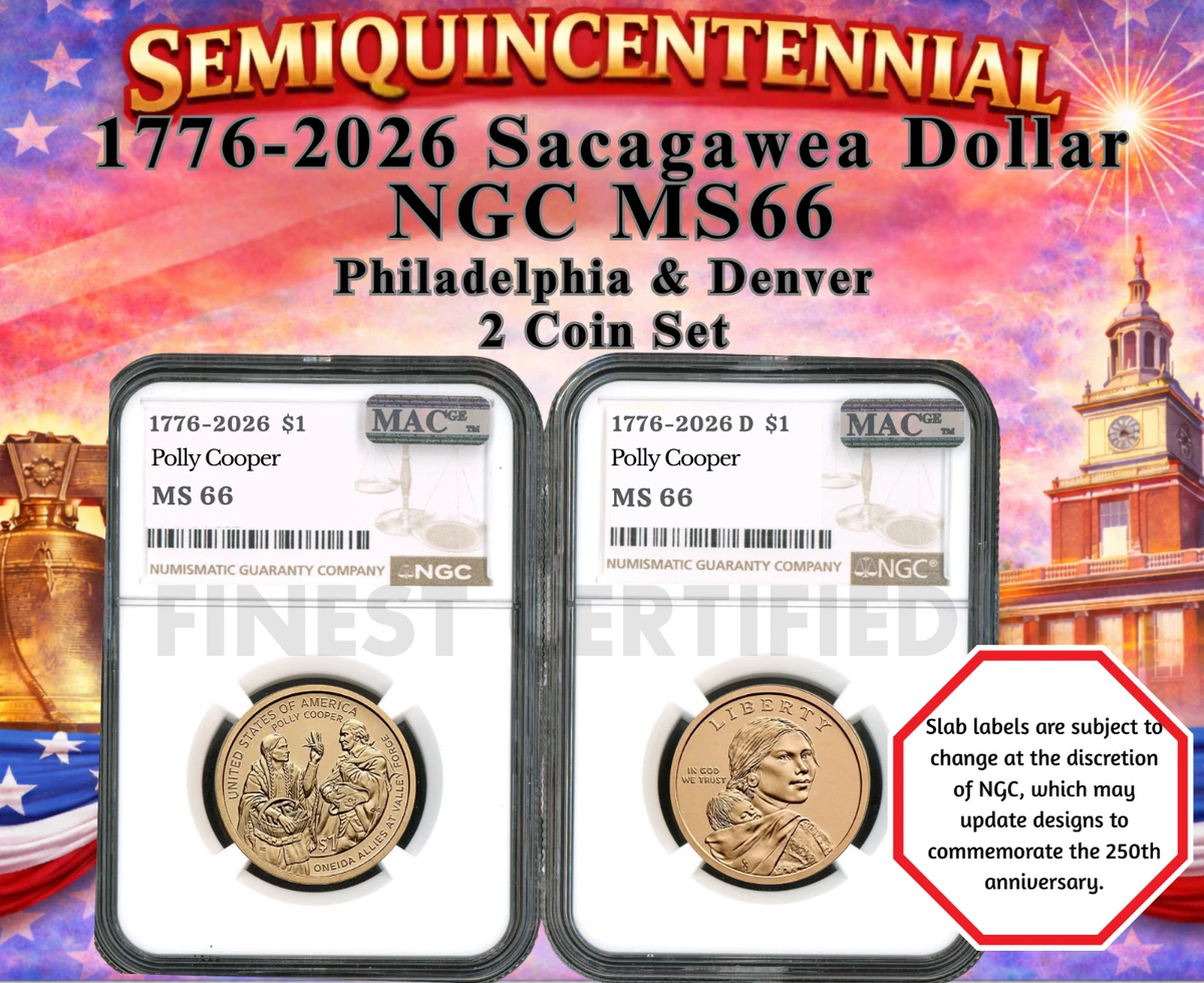 MS 66 Graded Native American Dollars (2000-Now) for sale | eBay