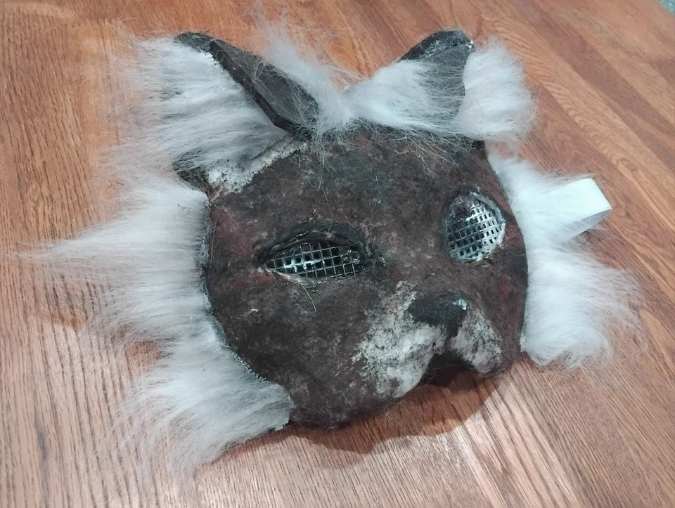 Brown Cat Therian Mask With A well felted base And Soft Fur With So Much More. - Image 2 of 4