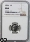 1954 Roosevelt Dime PROOF NGC PR 67 ** High Grade PF!