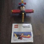 Vintage 1975 Lego Building Set 195  Airplane Complete and Manual