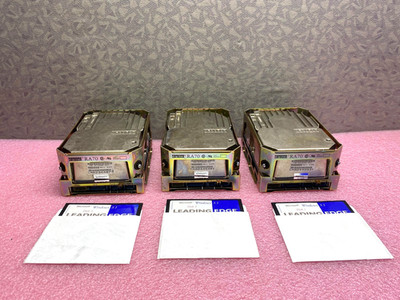 LOT OF 3 DEC RA70 5.25 INCH DISK DRIVE WITH WINDOWS FLOPPY