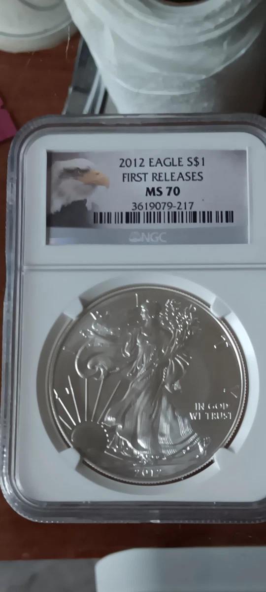 American Eagle MS 70 Graded 2012 Silver Bullion Coins for sale | eBay