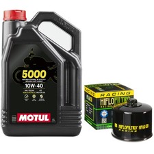 K1200 R Oil and RC Filter Kit Motul 5000 10w40 4L BMW K 1200 2007 9.50 per litre
