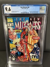 New Mutants 98 CGC 9.6 White Pages 1st Deadpo...