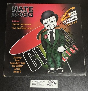 Signed Nate Dogg 1998 G Funk Classics Vol. 1 & 2 Promotional Poster
