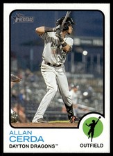 2022 Topps Heritage Minor League Allan Cerda Dayton Dragons #10
