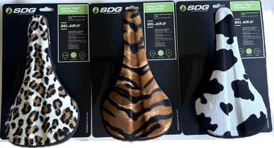 SDG BEL-AIR V3 - Animal Throwback Bike Bicycle Saddle - Cow / Tiger / Leopard