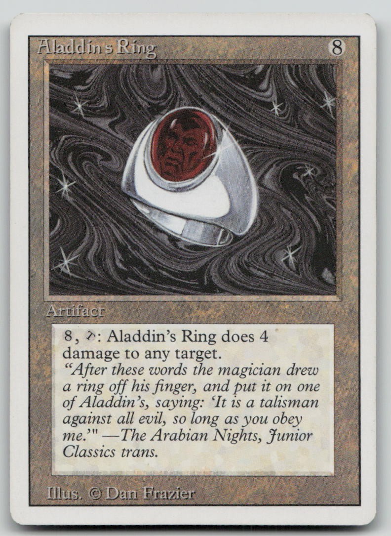Aladdin's Ring [Revised Edition - 232] Lightly Played Rare Magic