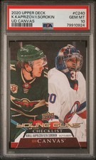 2020 Upper Deck Kaprizov / Sorokin (Canvas-Young Guns) #C240 PSA 10 (24)