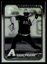 2024 Topps Chrome #178 Andrew Saalfrank Negative Refractors
