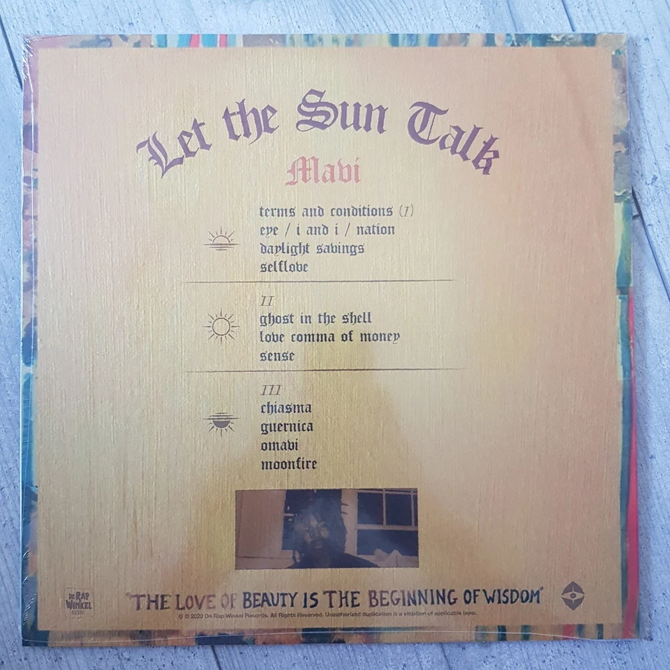 Mavi - Let The Sun Talk Colored Vinyl LP OG Press - Bild 2 von 4