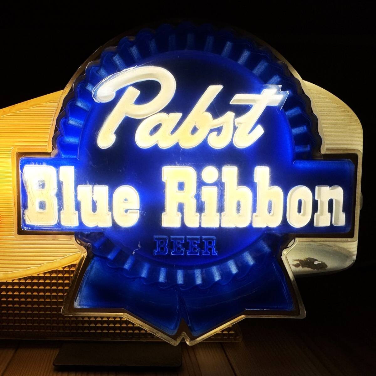 Pabst Blue Ribbon Pabst Beer Light Sign Vintage American