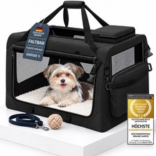 Hundebox f&uuml;r das Auto Hundetransportbox faltbar - Platzsparend auf Reisen