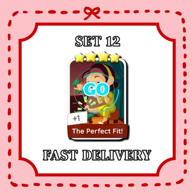 Monopoly  GO sticker The Perfect Fit!  Set 12 | Cheap Price | 1 Hour Delivery 