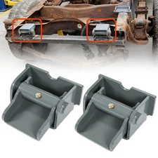 2 x Powder Coated Steel Dump Truck Trailer Dump Body Hinge Weld On Solid