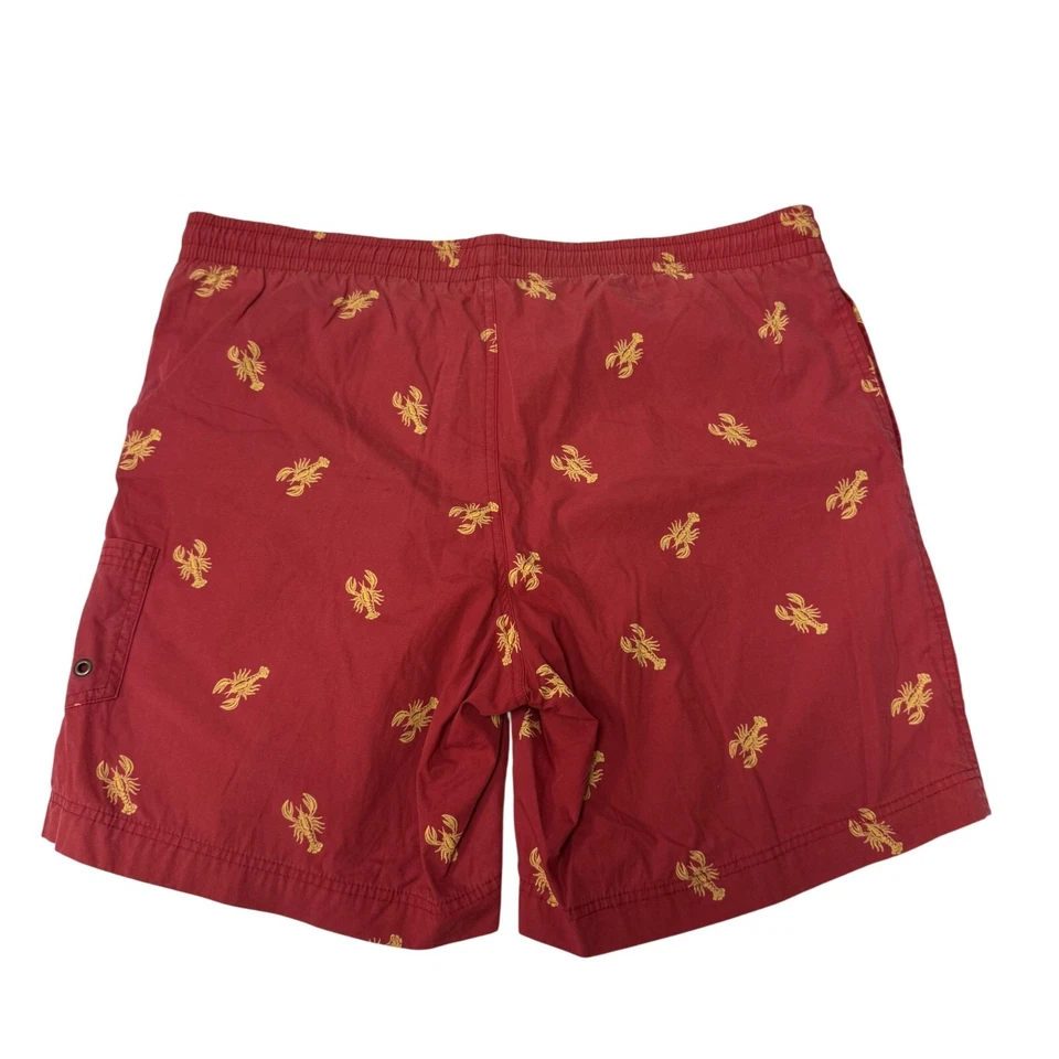 De Colección Años 80 Polo Ralph Lauren LOBSTERS CANGREJO Bañador LOGO Playa Surf Pantalones Cortos Foto 3 de 4
