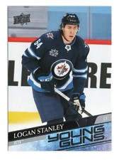 Logan Stanley 703 2020-21 Upper DeckSN UD High Gloss Winnipeg Jets Card