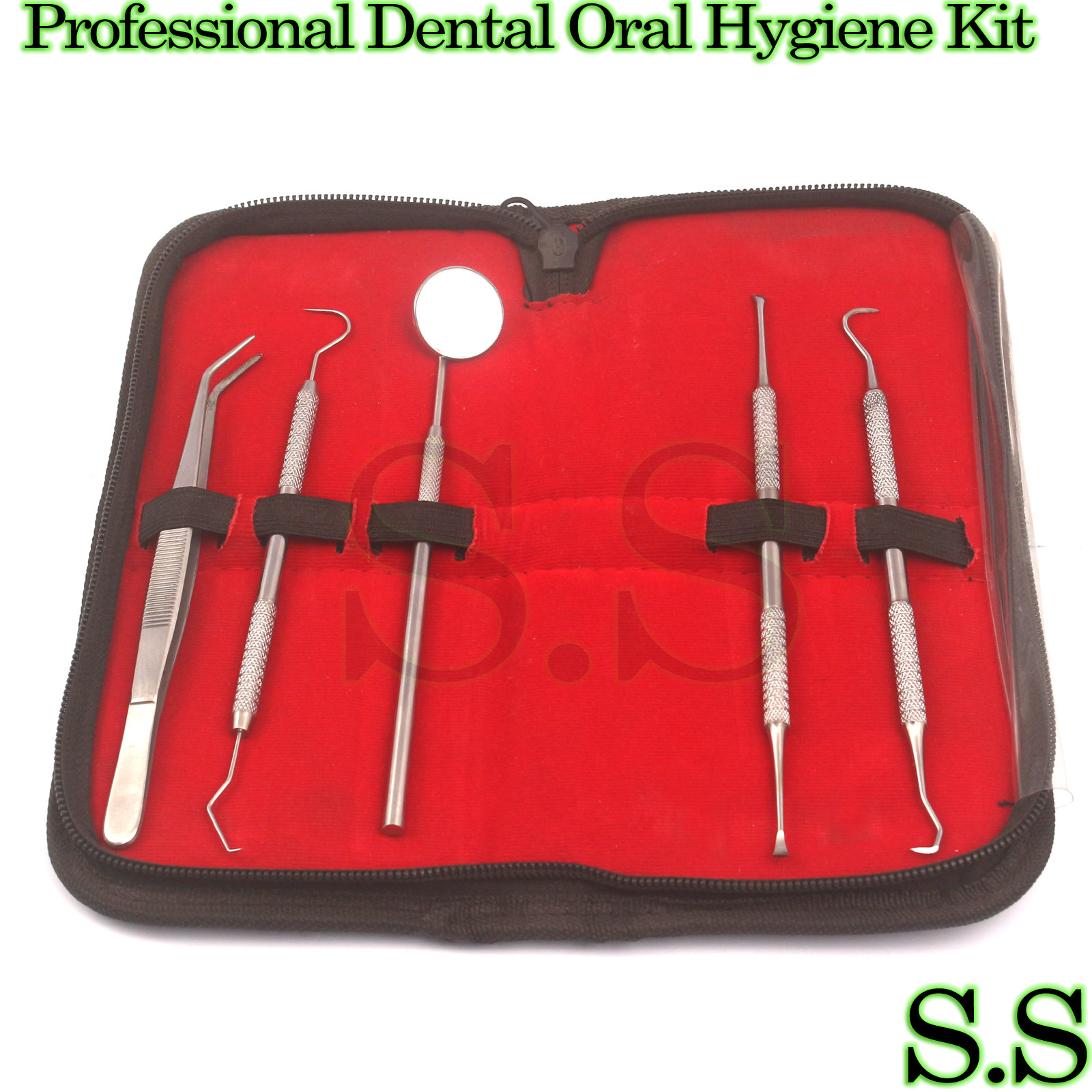 Professional Dental Oral Hygiene Kit 5 Tools Deep Cleaning Scaler Teeth PR331 eBay