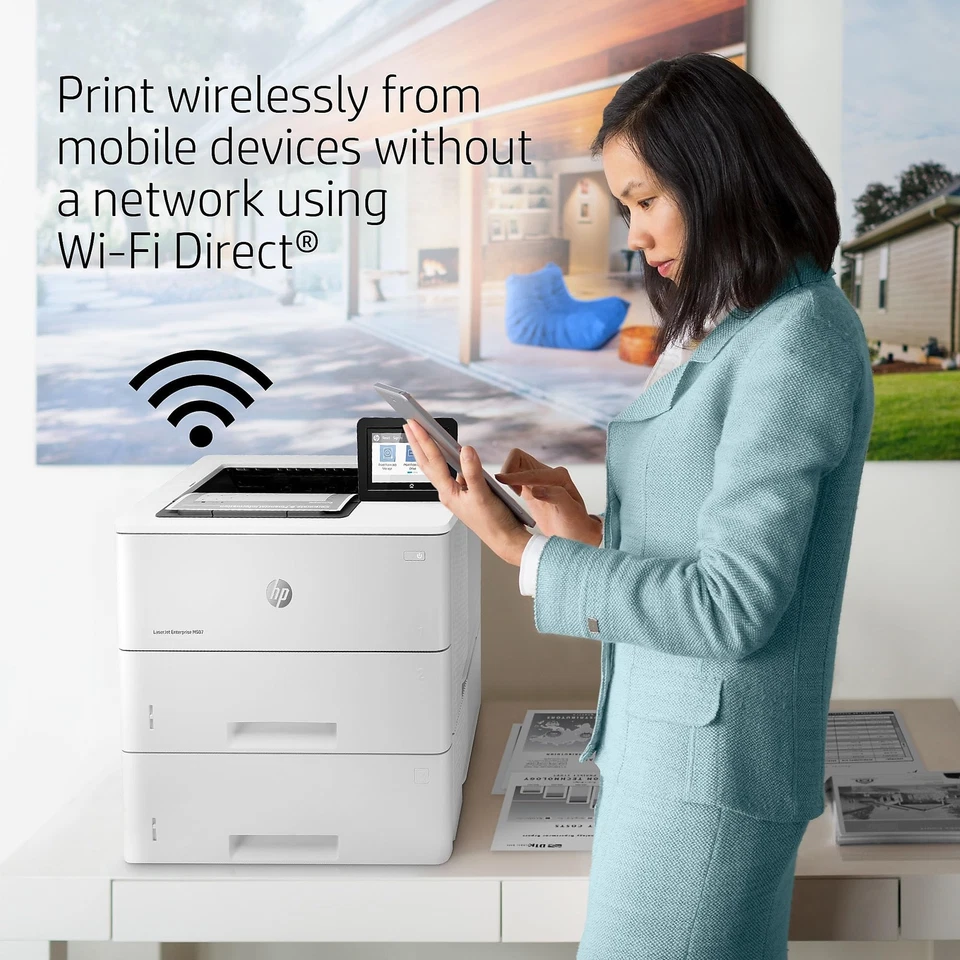 HP LaserJet Enterprise M507x Wireless Monochrome Printer with built-in Ethernet - Image 4 of 4