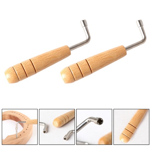 2 Pcs Zithers Pin Lyre Tuning Wrench Tuner for Music Instrument Harp Musical