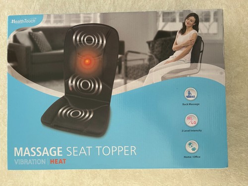 Health Touch Sitzauflage, Wärme- & Vibrationsmassage für Rücken, Lendenwirbelsäule & Oberschenkel