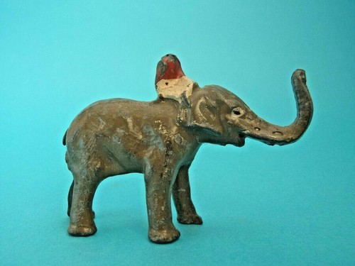 Figurine éléphant En Plomb Creux Blancherie Frères (BF) France 1930 – Boîte D'origine