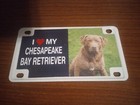 New Metal Dog Breed Picture Magnet - I Love My Chesapeake Bay Retriever