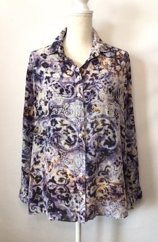 Tianello By Steve Barraza Silk Blouse Top