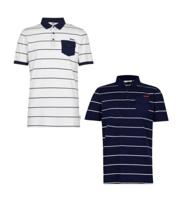 New Lee Cooper Men's Polo 2 Colors of Choice Del S Il 3XL