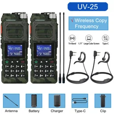 Baofeng UV-25 10Watt Walkie Talkie Long Range Tri-power Two Way Radio+Antenna US