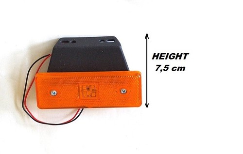 2 x LED ámbar marcador lateral SMD 12V 12 VOLTIOS luces autobús remolque autocaravana caravana - Imagen 6 de 6
