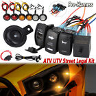 Turn Signal Street Legal Led Light Kit Horn For Polaris Honda Can Am Atv Utv Sxs