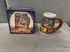 1992 Ceramarte Anheuser Busch Oktoberfest Beer Stein w/ Original Box