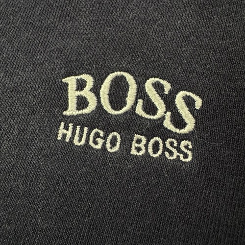 VTG Y2K Hugo Boss Sweatshirt Mens XL Navy Streetwear Logo Crew Neck - Picture 7 of 7