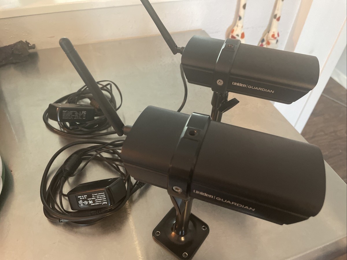 Uniden Guardian G755 Surveillance Security Cameras--2 Cameras and