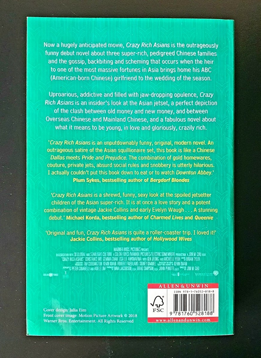 Crazy Rich Asians by Kevin Kwan (Film Tie-In) Brand NEW English