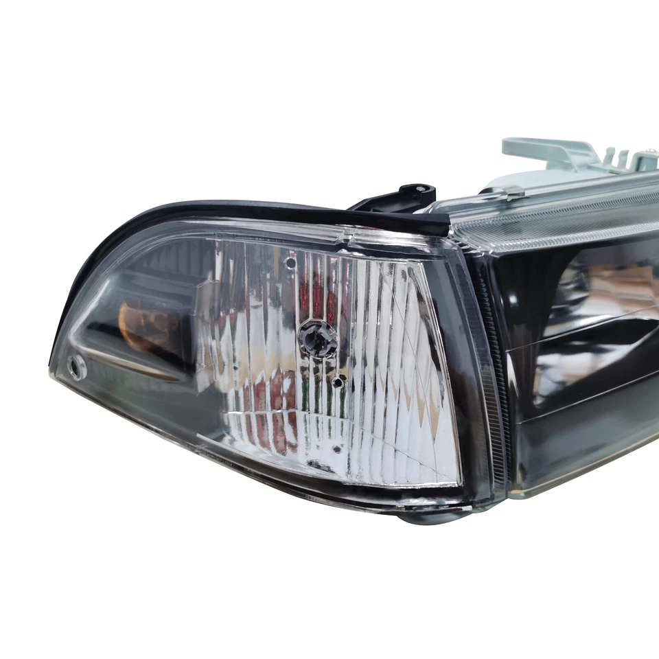 Headlights Set For 88 92 Toyota Corolla Sedan/Wagon W/ Corners Lamps Left+Right Foto 3 de 4