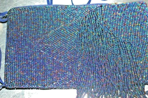 Women's Glass Bead & Sequin Purse "8 x 2" x 5"   LS BOX 21
