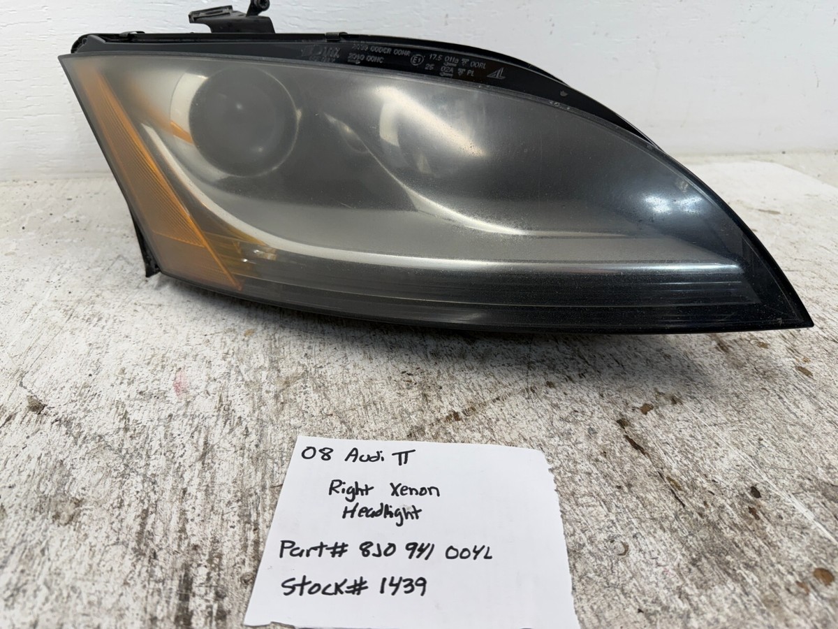 08-14 Audi TT MK2 OEM RIGHT FRONT XENON HEADLIGHT 8J0941004L | eBay