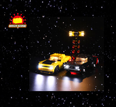 Brick Shine-Light kit for Lego 2018 Dodge Challenger and 1970