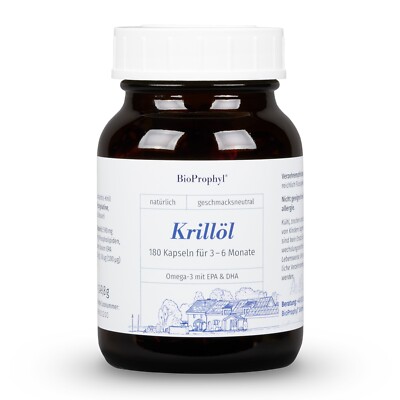 BioProphyl Krillöl | Omega-3 mit EPA & DHA | 180 Kapseln