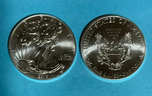 2015  American Silver Eagle - GEM BU fresh from U.S. Mint tube